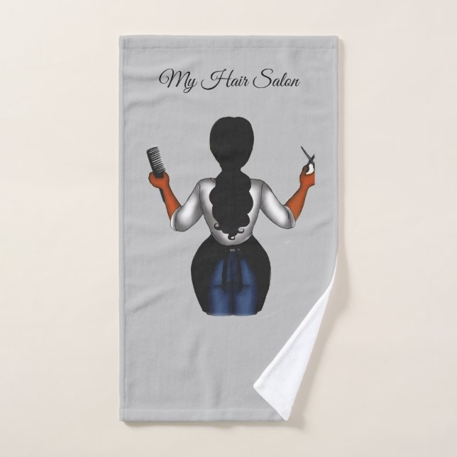 Hair Stylist & Salon  Hand Towel (Hand Towel)