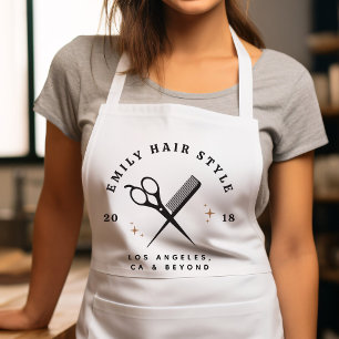 Hair Stylist Salon Scissors & Comb Hairdresser Apron