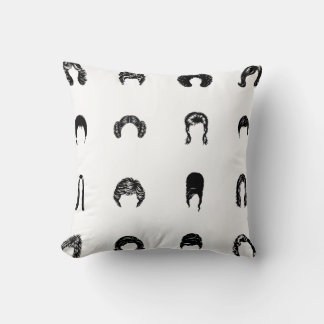 Hair Stylist Salon Throw Pillow