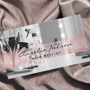 Hair stylist Salon Tools Beauty Business Card