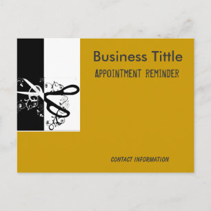 Hair stylist Salons Spa Appointment Reminder Postcard