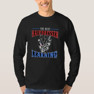 Hair Stylist Scissors Barber Hairdresser Hair Gift T-Shirt
