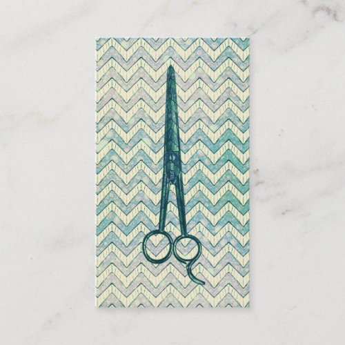 hair stylist scissors galaxy chevron tea; shears business card templates