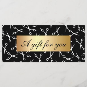 Hairstylist Gift Certificates Zazzle