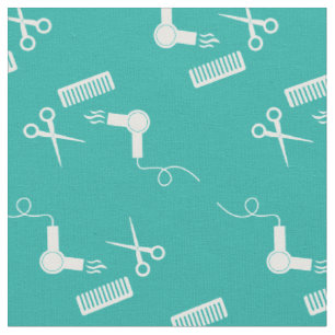 Hair Stylist Scissors Haircut Cute Fabric