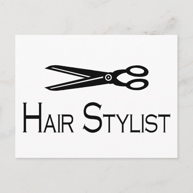 Hair Stylist (Scissors) Postcard (Front)