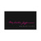 Hair Stylist Script Grey Pink Trendy Business Card