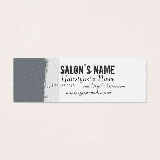 Customizable Sleek'nClean Stylist Business Cards