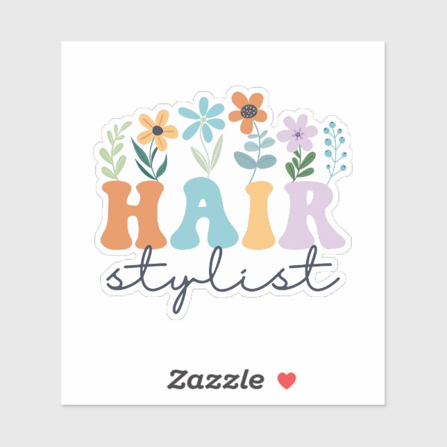 Hair Stylist Sticker (Sheet)