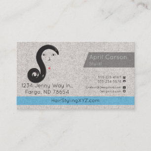 Hair Stylist Studio Custom business card