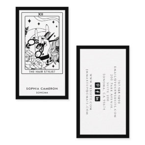 Hair Stylist Tarot Business Card