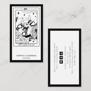 Hair Stylist Tarot Business Card