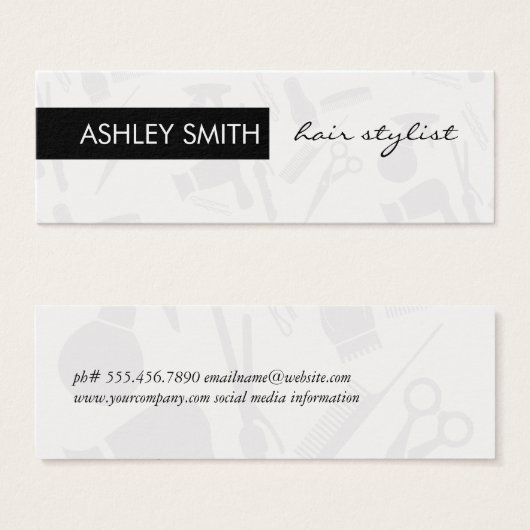 Hair Stylist Tools Appointment (Front & Back)