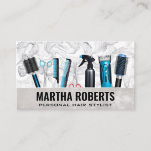 Hair Stylist Tools Business Card