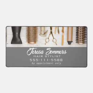 Hair Stylist Tools Modern Custom   Desk Mat