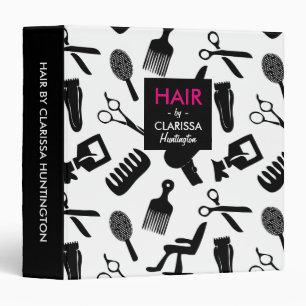 Hair Stylist Tools Pattern Binder