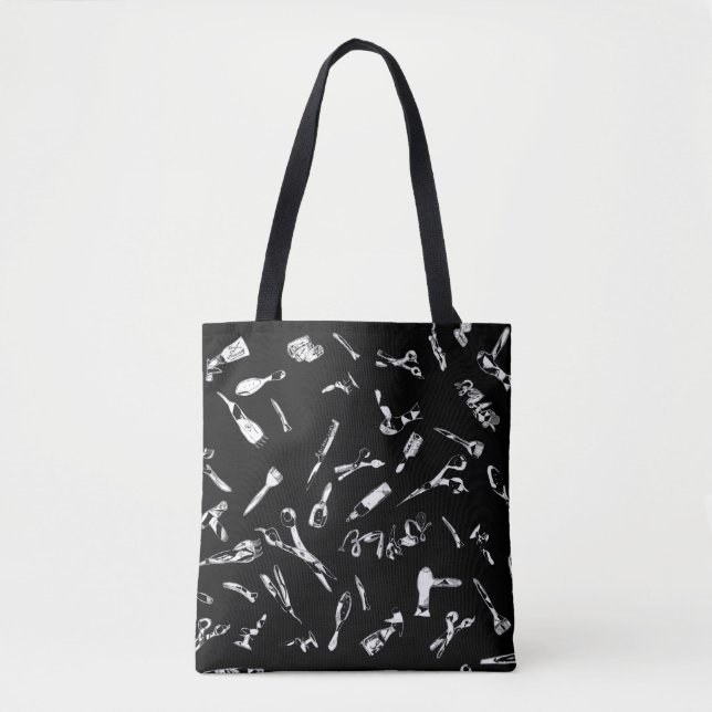 Hair Stylist Tote Bag (Front)