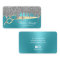 Hair Stylist Turquoise Silver Drips Beauty Salon