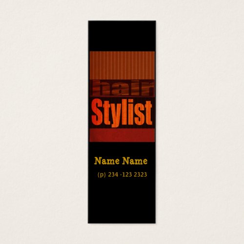 Modern Beautician MiniCard Business Card Templates