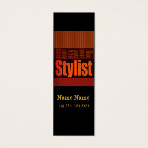 Customizable Modern Beautician MiniCard Business Card Templates