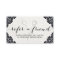 Hair Stylist Vintage Black Laced Salon Referral