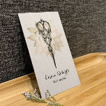 Hair Stylist Vintage Scissor Floral Classy Linen Business Card<br><div class="desc">Hair Stylist Vintage Scissor Floral Classy Linen Business Cards.</div>
