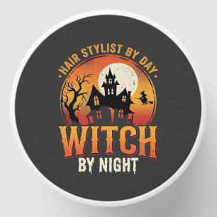 Hair Stylist Witch Halloween Vintage Design_1 Mini Candle Favors