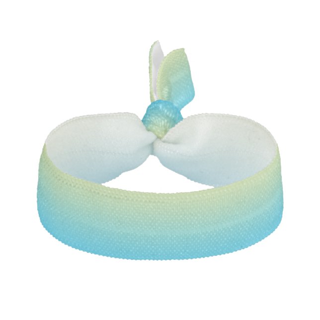 Hair Tie: “BLUE AND GREEN OMBRE” Hair Tie (Front)