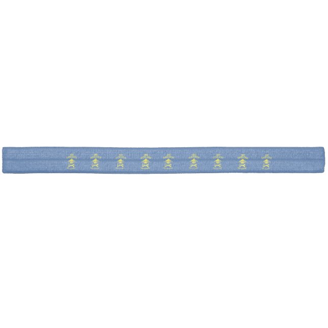 Hair Tie blue/yellow Bob Saucer Repair logo (Unwrapped)