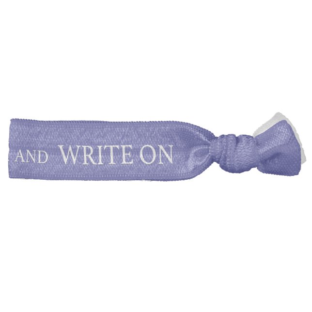 Hair Tie - KEEP CALM AND  WRITE ON (Right)