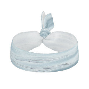 Hair tie light blue and grey pattern