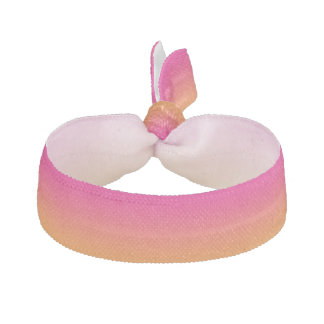 Hair Tie: “PINK AND ORANGE OMBRE” Hair Tie