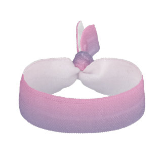 Hair Tie: “PINK AND PURPLE OMBRE” Ribbon Hair Tie