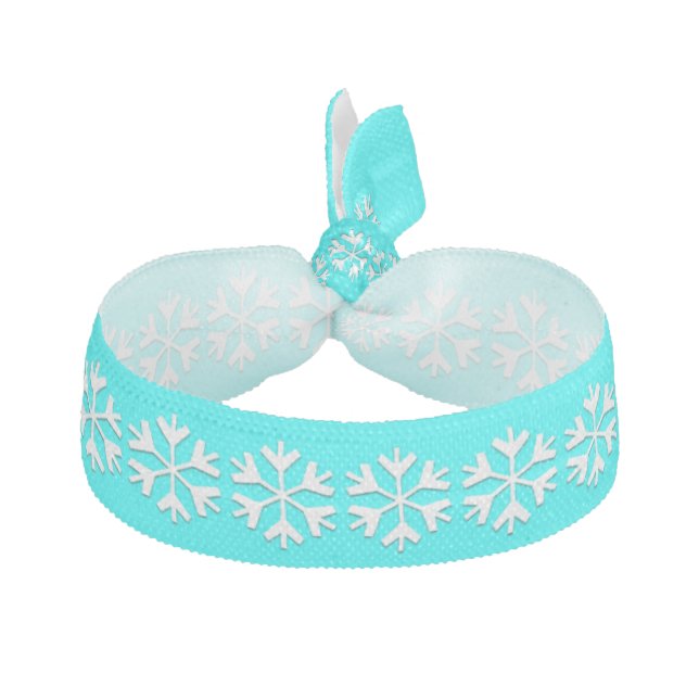 Hair Tie - Snow Flake (Front)