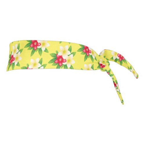 Hair Tie _Tropical Flowers Tie Headband