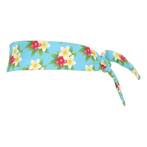 Hair Tie _Tropical Flowers Tie Headband