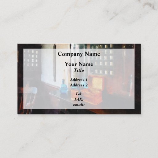 Customizable Hair Tonic and Shaving Mugs Business Card Template