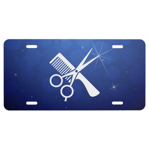 Hair Trimmers Pictograph License Plate