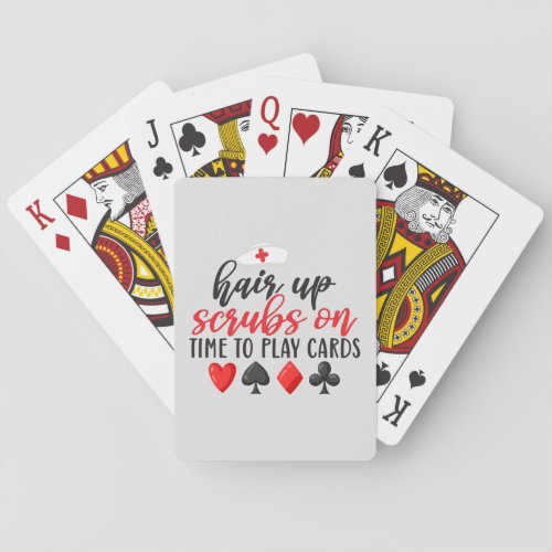 Sports Toys Games 18 Hair Up Scrubs On Time To Play Cards