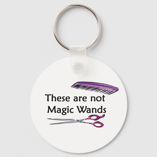 Hair WANDS Keychain (Front)