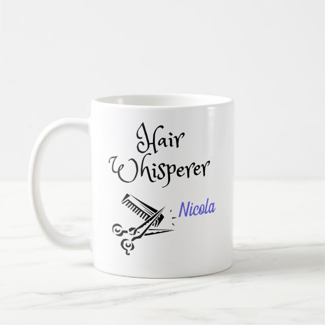 Hair Whisperer Stylist Coffee Mug (Left)