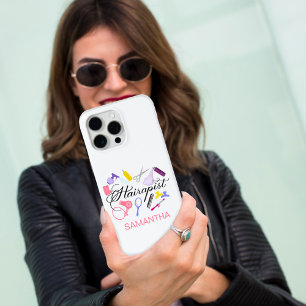 Hairapist Hairdresser Hair Stylist Barber Design iPhone 15 Pro Max Case