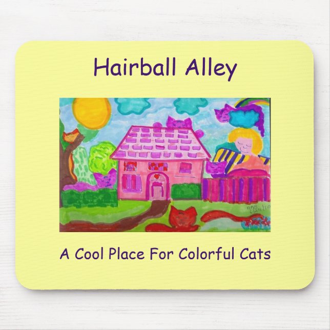 Hairball Alley Mousepad 2 (Front)