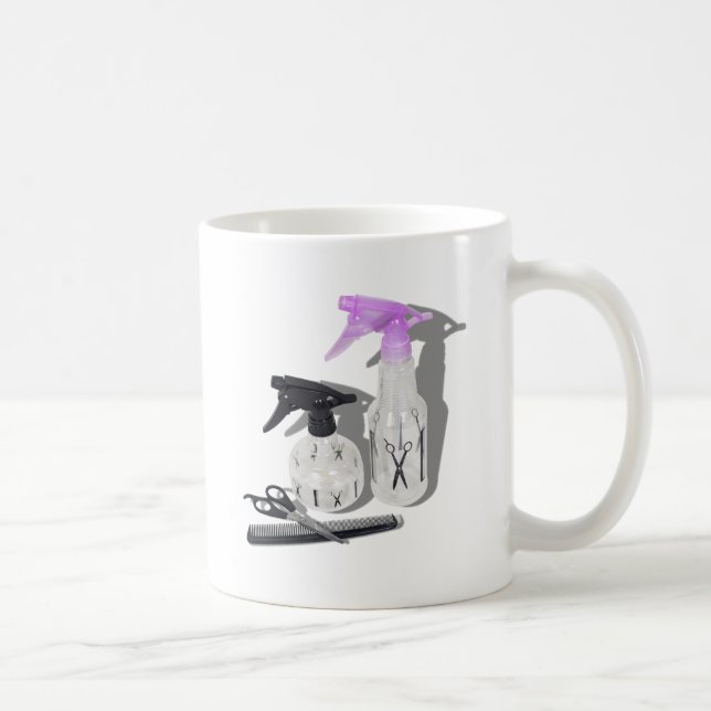 HaircutSprayBottle060910Shadows Coffee Mug (Right)