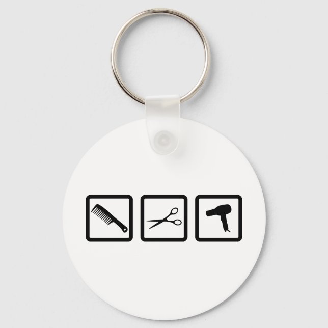 haircutter gear keychain (Front)