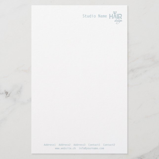 HairDesign1 - Letterhead (Front)