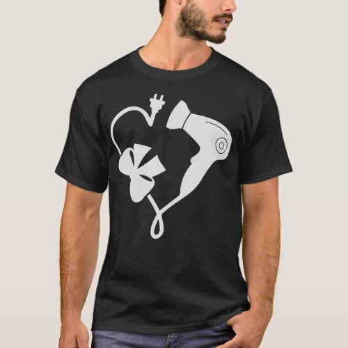 Hairdesser Heart Hairdresser design T_Shirt