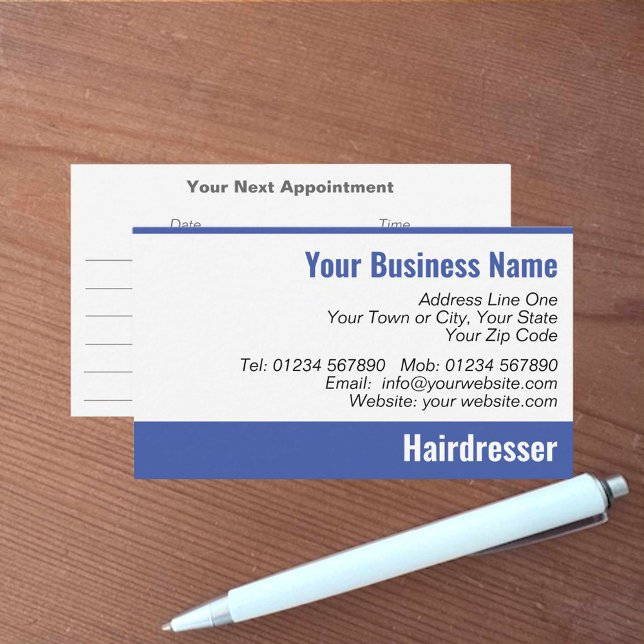 Hairdresser Appointment Card (Creator Uploaded)
