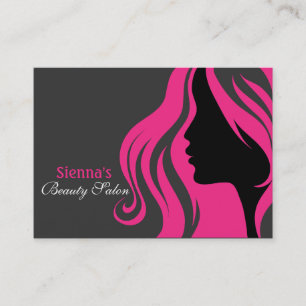 Hairdresser Appointment Card (Deep Pink)