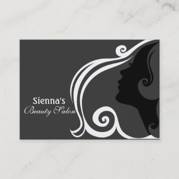 Hairdresser Appointment Card (white) by graphicdesign at Zazzle
